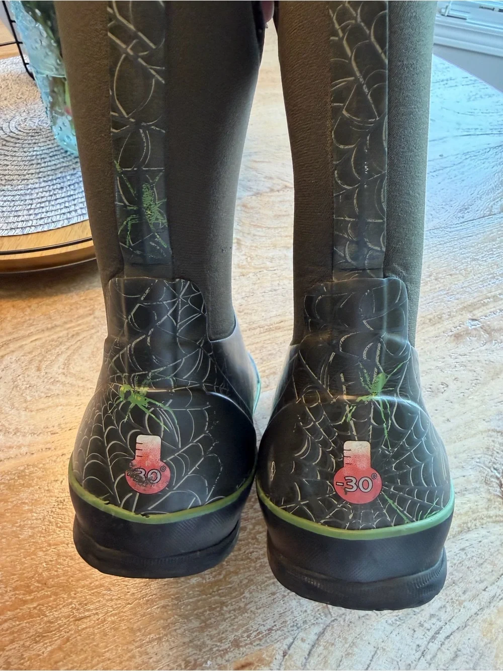 Bogs Kids Olive Green Waterproof Pull-On Rain Boots